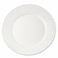 Wna Classicware Plastic Plates, 9 in. dia, White, 180PK WNA CW9180W